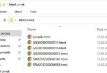 HTML E-müstahsil Makbuzu Birleştirme